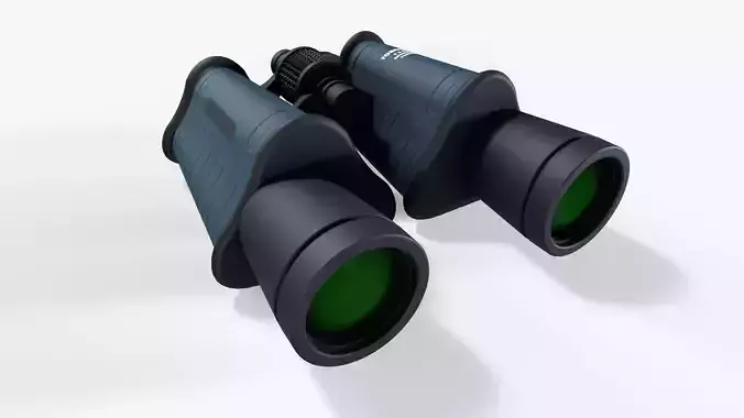 Binoculars Low-poly 3D model
