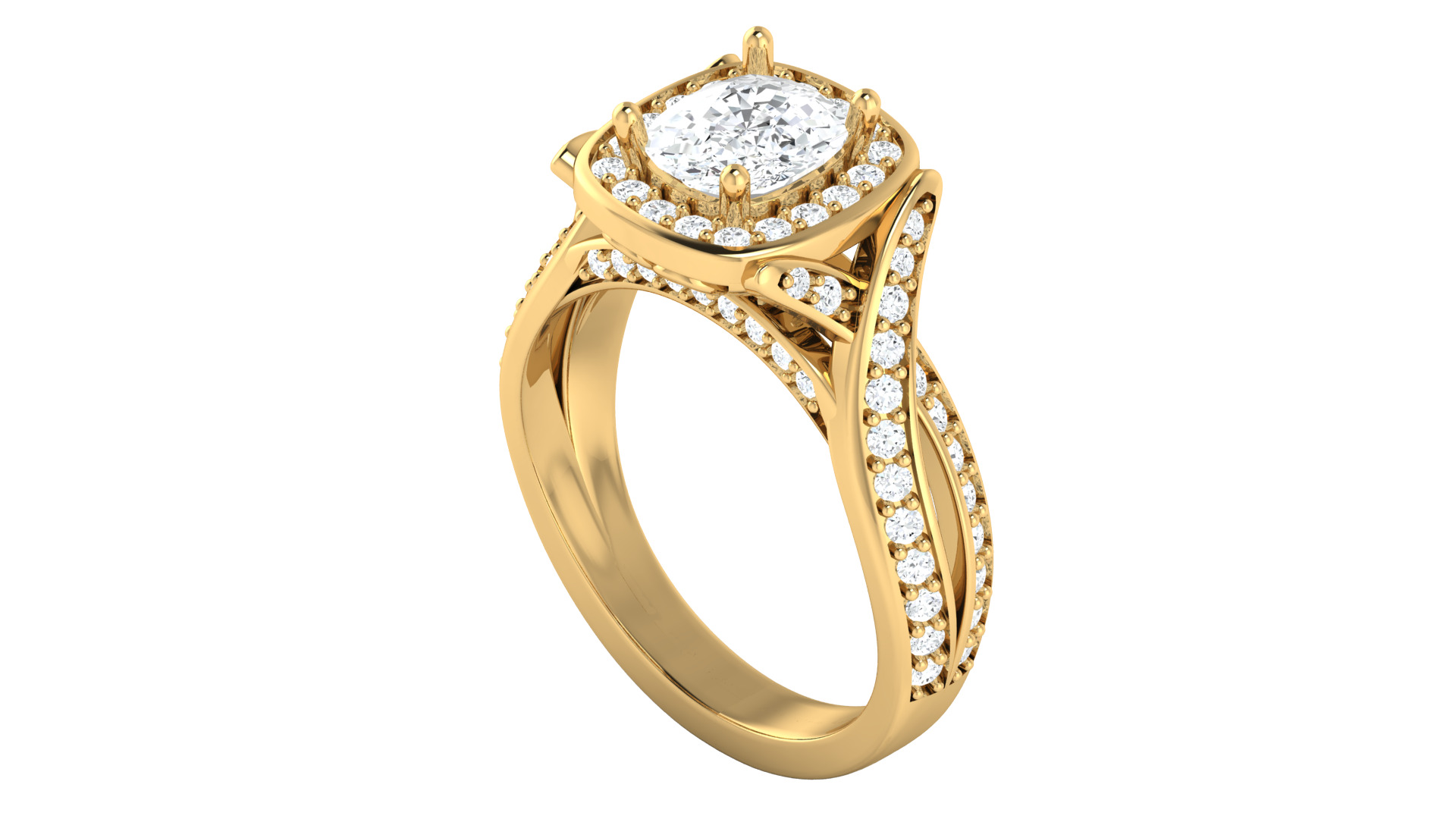 Women Ring  3dm STL OBJ FBX Details 3D print model_1