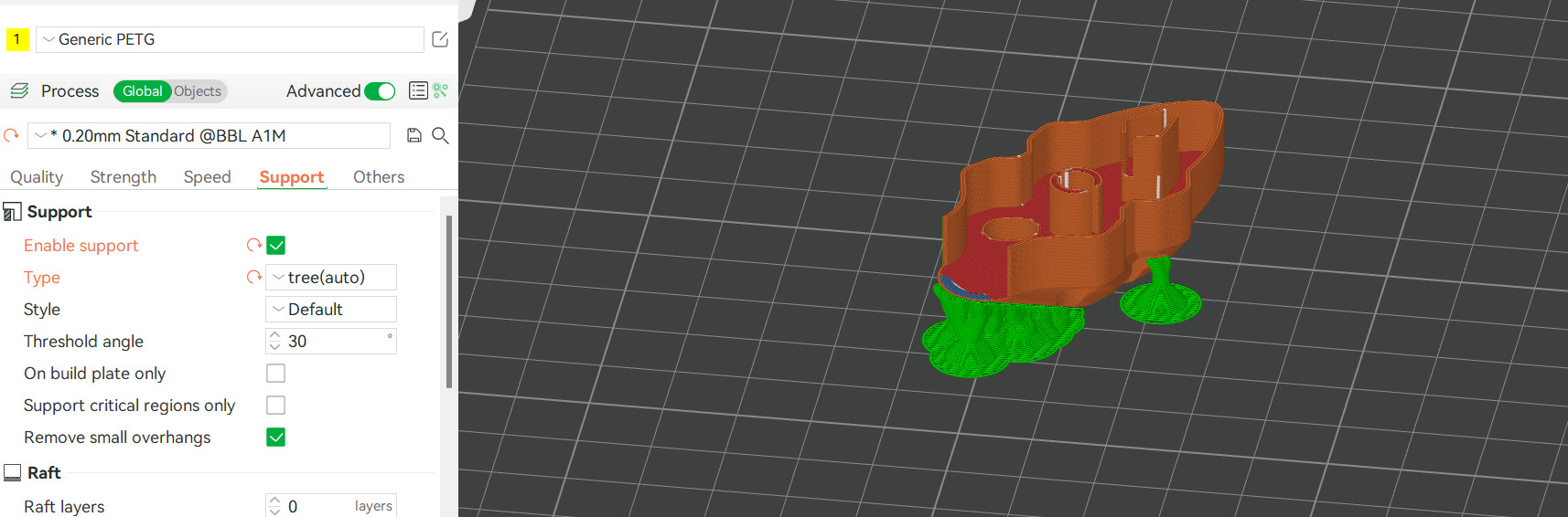 GEPRC MARK4 V2 10 INCH 7plusMM ARM PROTECTOR CLIP ONLY NO BOLTS 3D print model_2