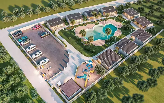 camping resort master plan conceptual design