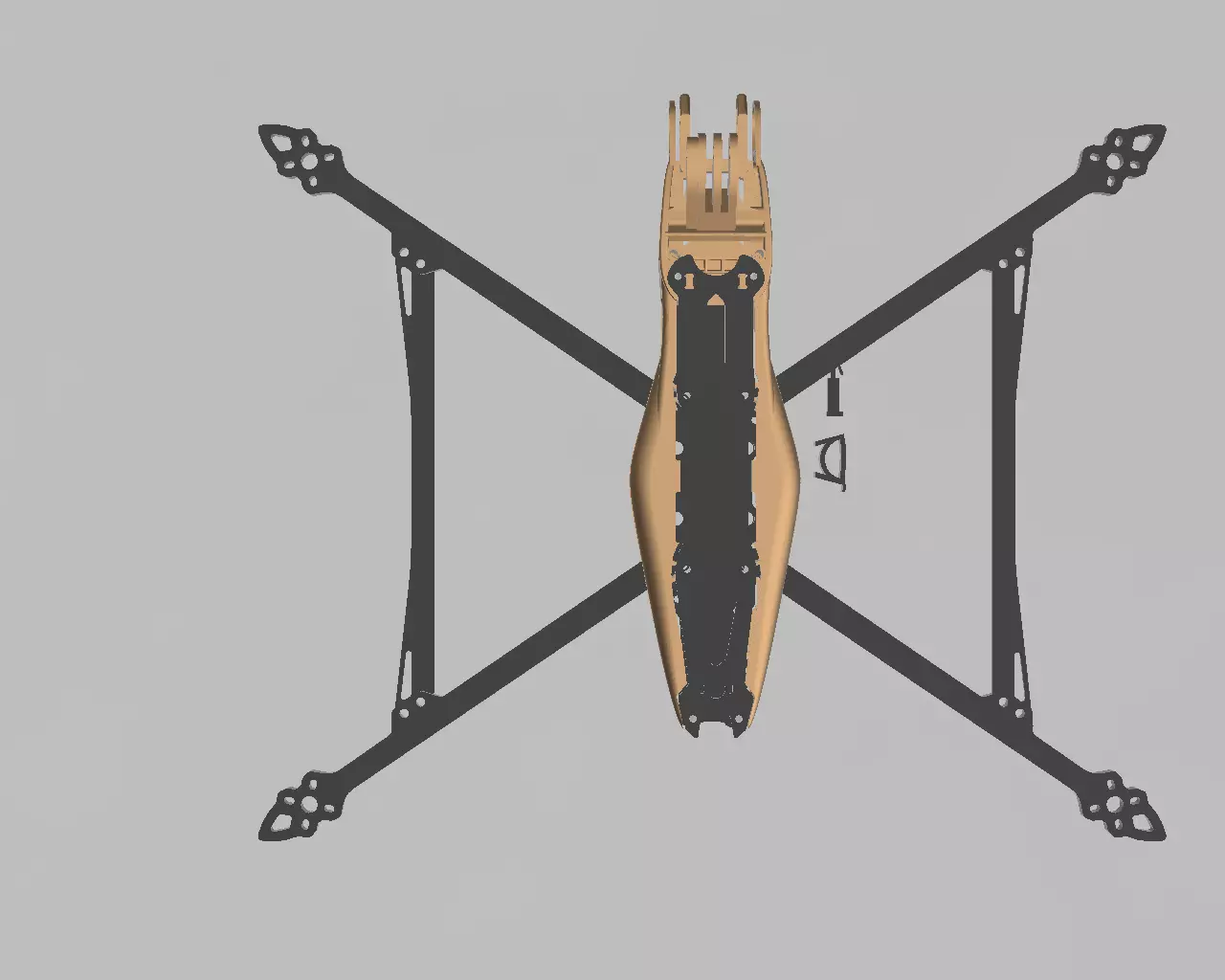 MARK 4 V2 10 INCH PAVO20 SET MOUNT EXTENSION  AIRUNIT FAST SWAP 3D print model_0