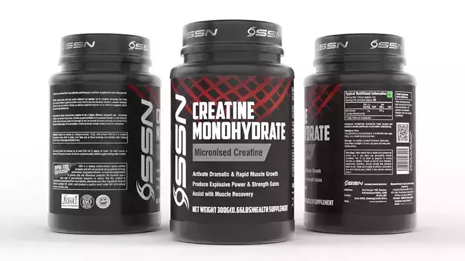 Protein Powder 3D model