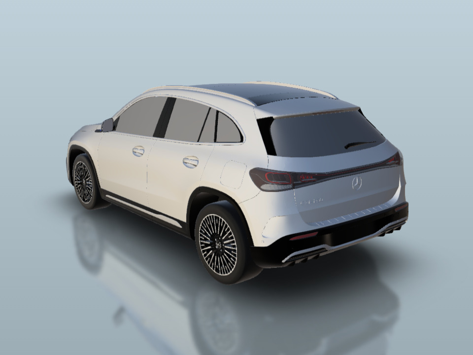Mercedes Benz EQA 250 2022 3D print model_3