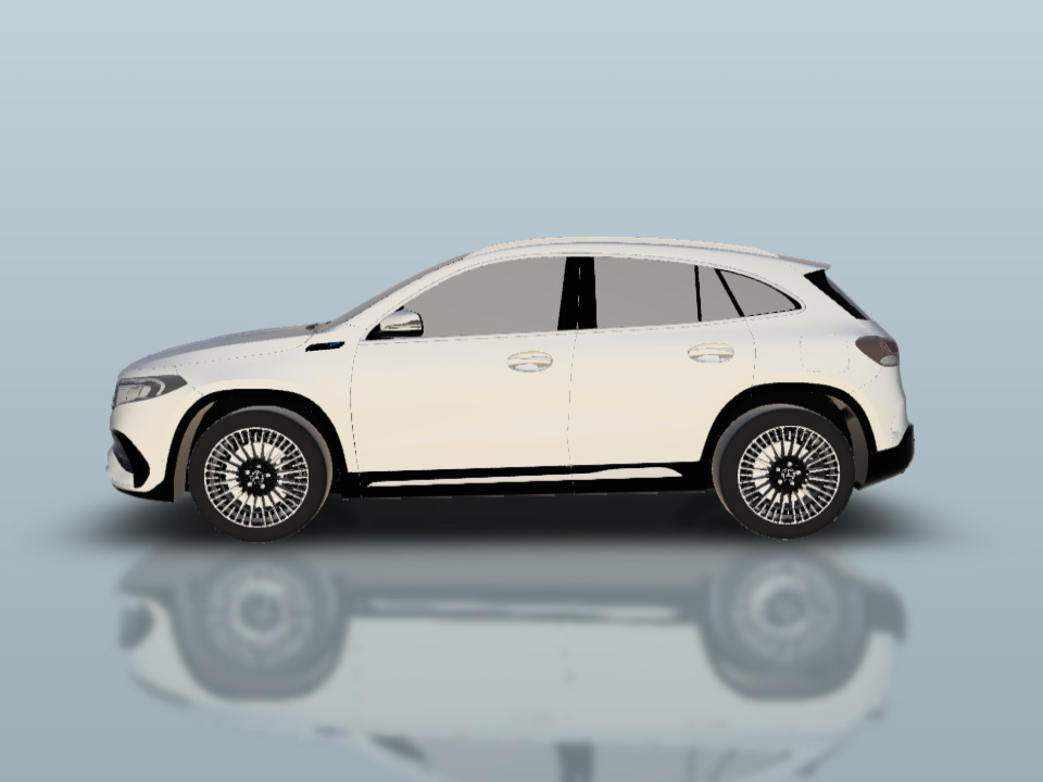 Mercedes Benz EQA 250 2022 3D print model_2