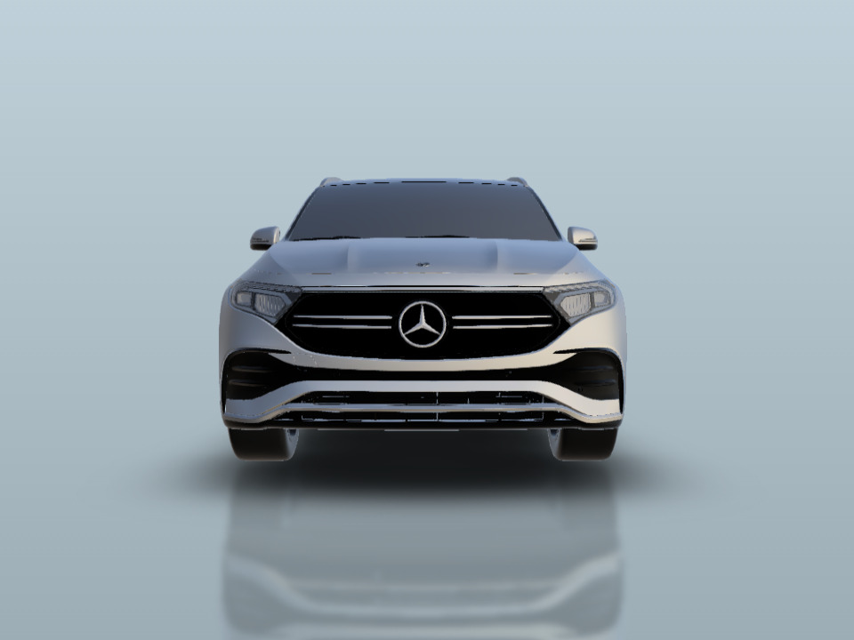 Mercedes Benz EQA 250 2022 3D print model_1