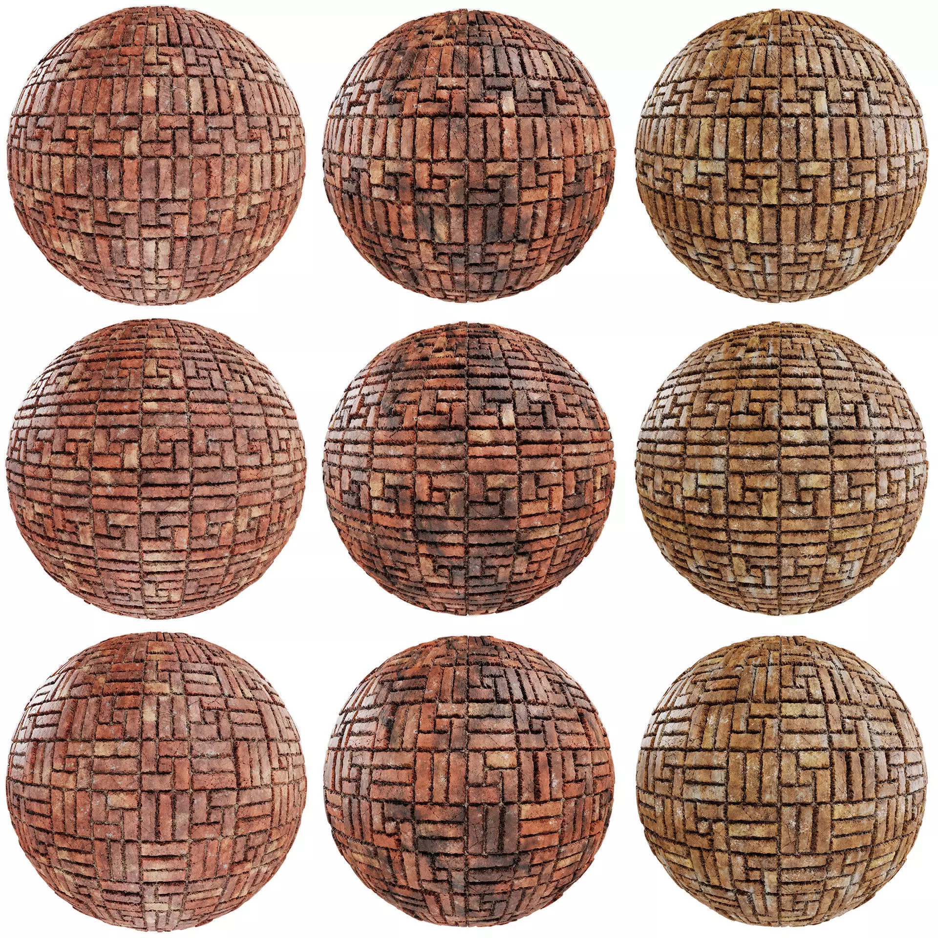 8K PBR Brick Wall Texture Collection Vol 04 Texture