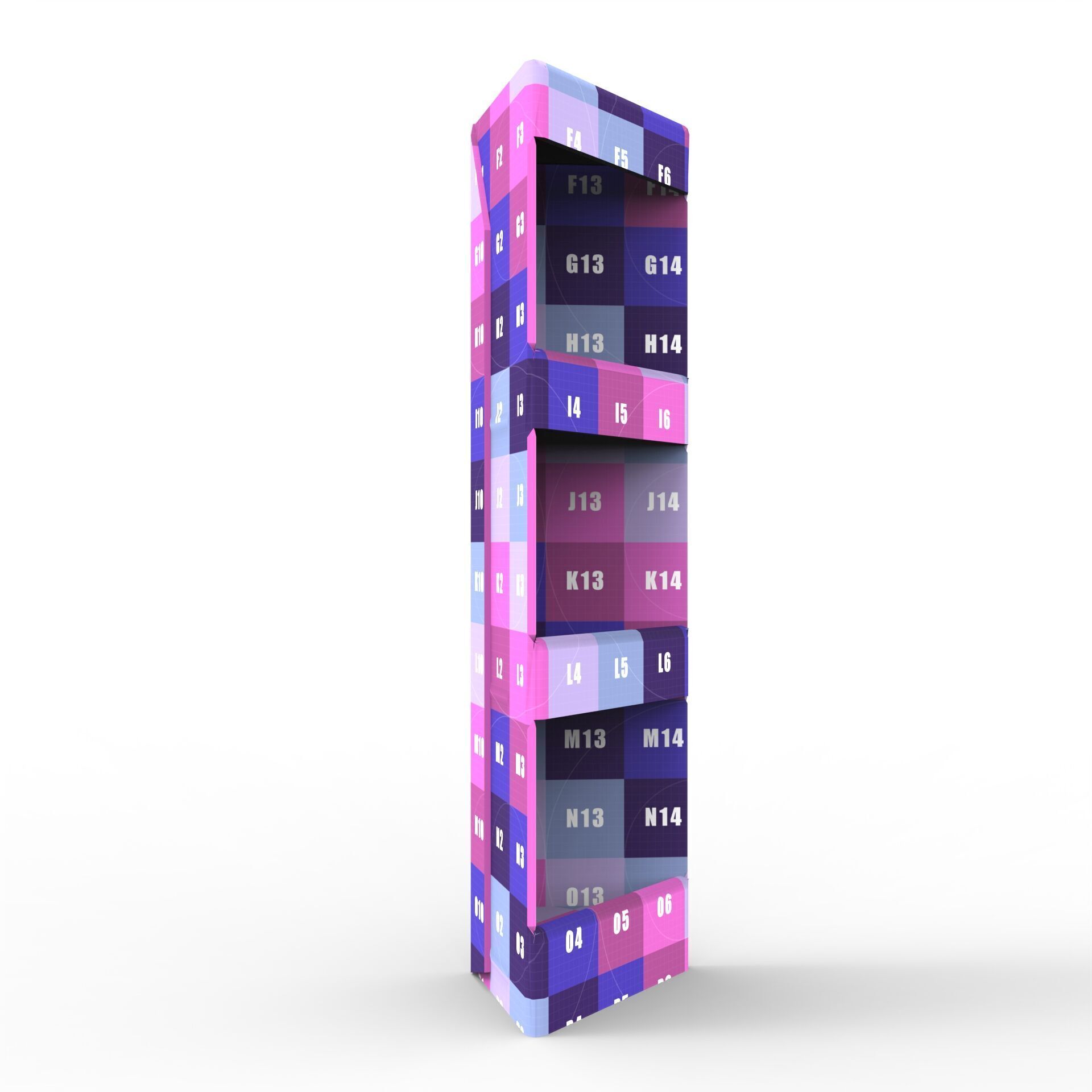 Point of Sale Cardboard Display Stand Texture_6