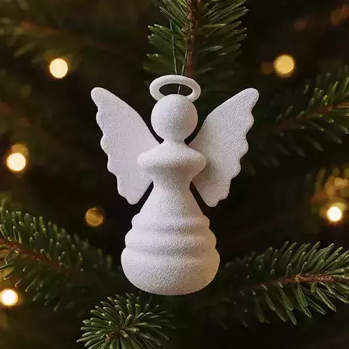 Angel Christmas Ornament - 3D Christmas Decor 3D print model