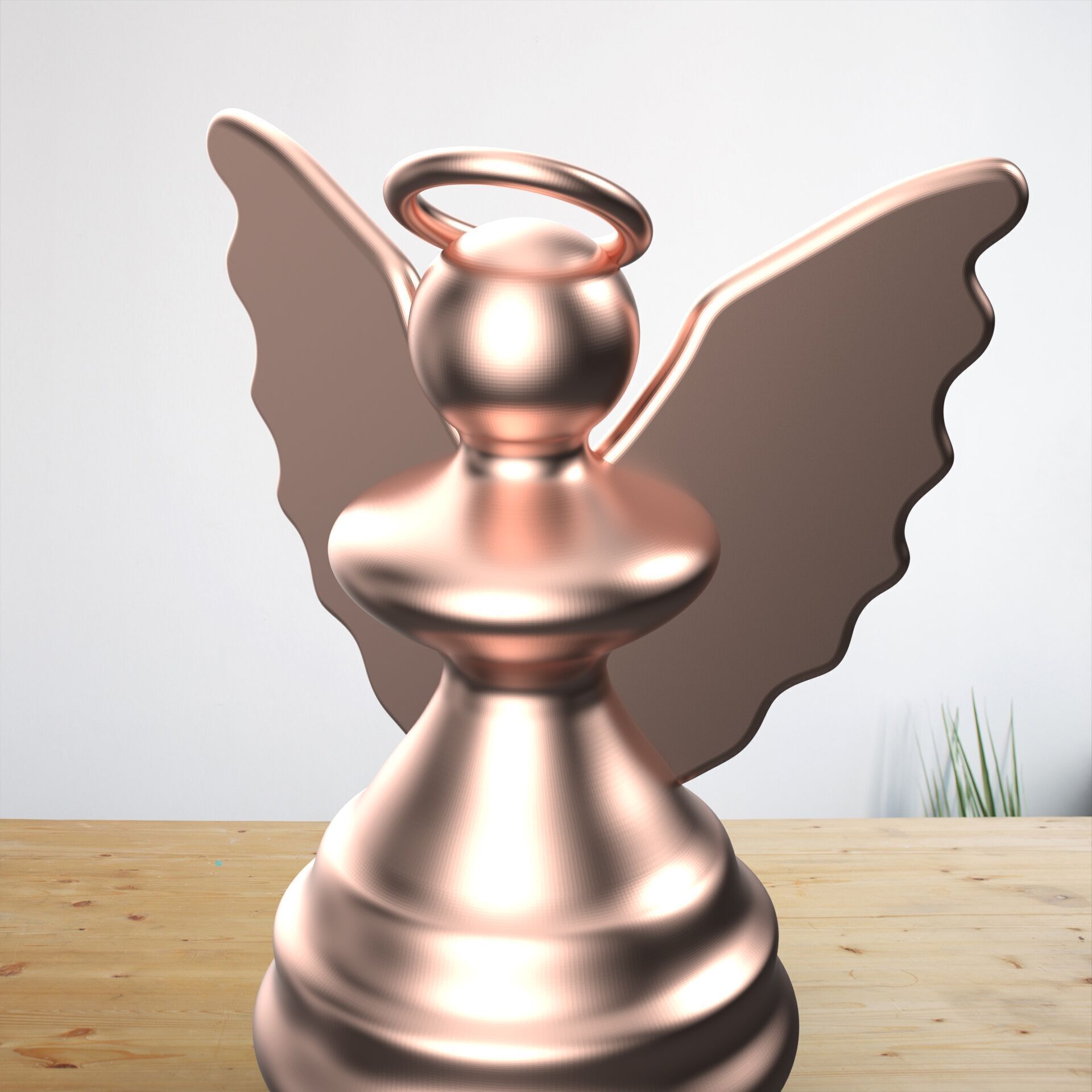 Angel Christmas Ornament - 3D Christmas Decor 3D print model_4