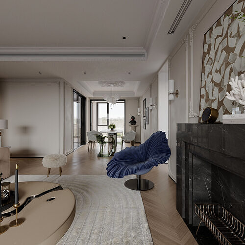 Apartment interior scenes        3D model 3