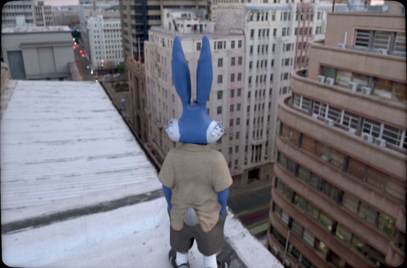 Bugs Bunny Urban Style  STL  3MF  -3d printer 3D print model_17