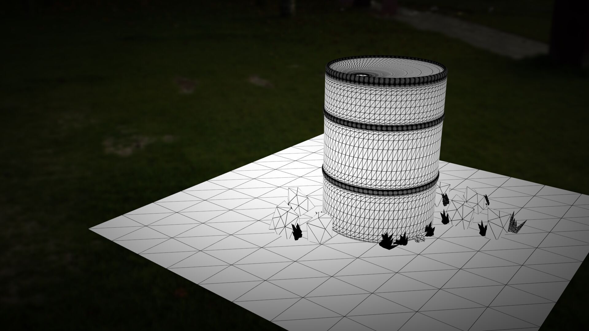 Oil Barrel 3D model_2