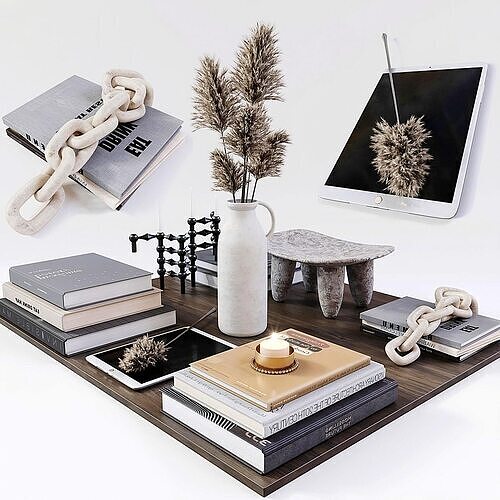 Decorative Combination Modern Decoration 3D model