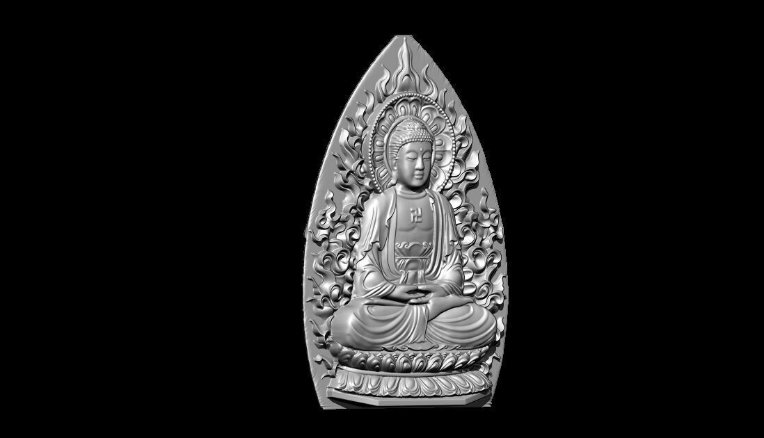 BUDHA 3D print model_4