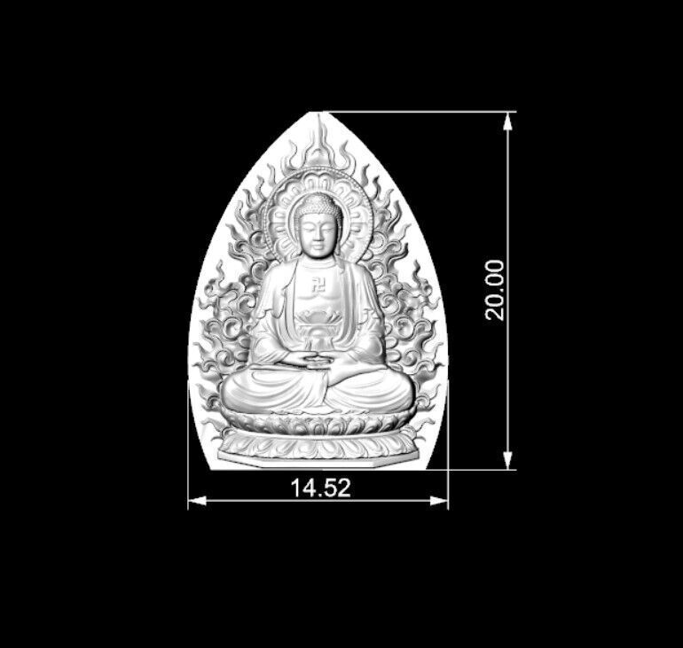 BUDHA 3D print model_8