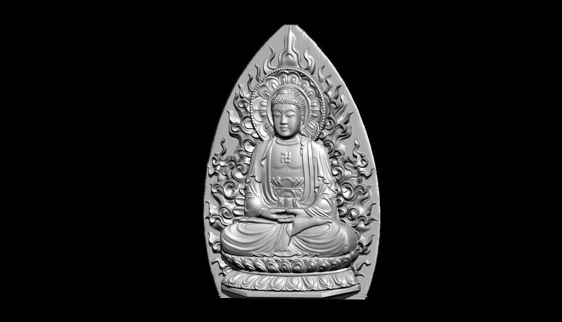 BUDHA 3D print model_2