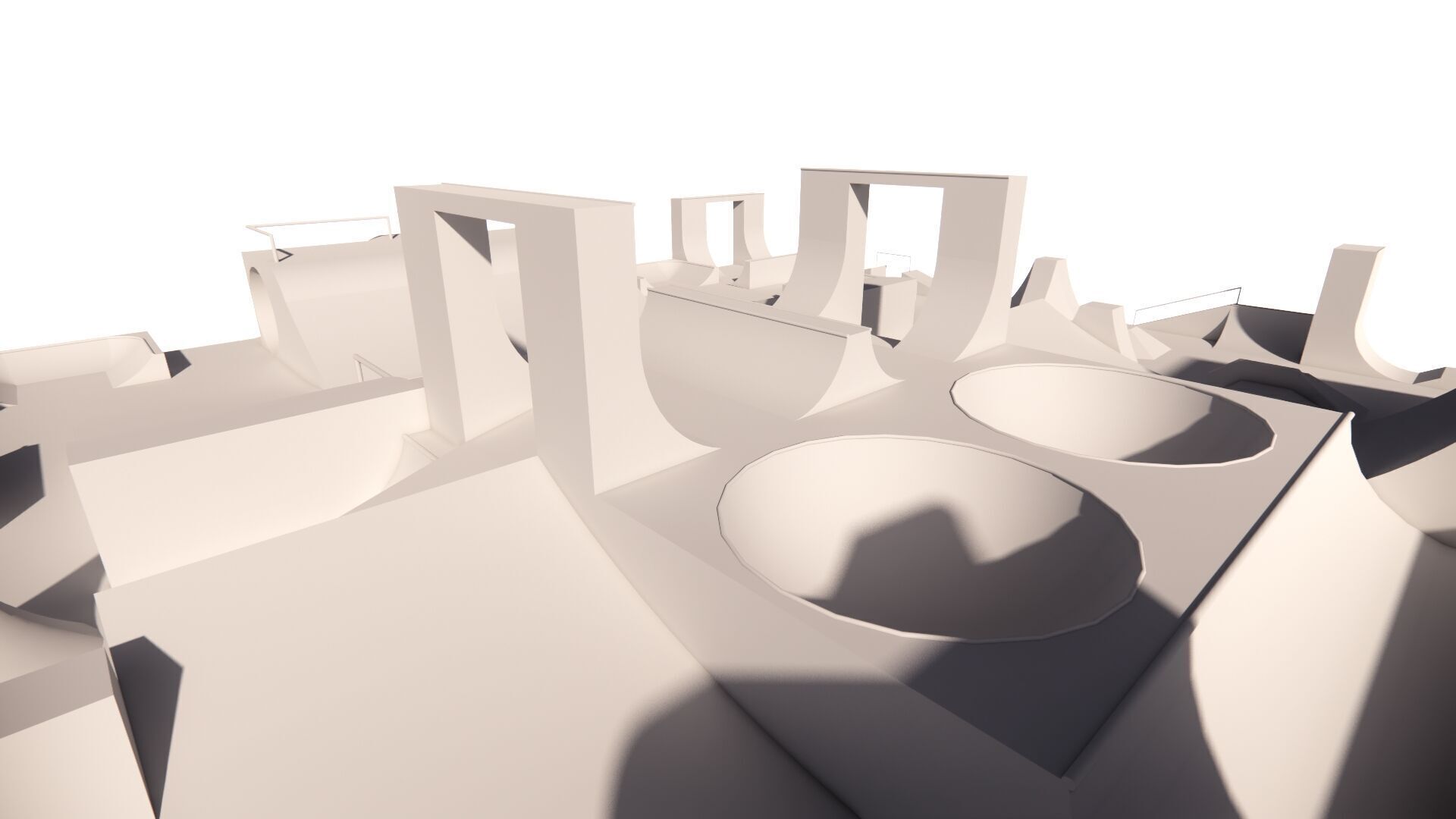 Skatepark-Skate Park PACK  3D model_15