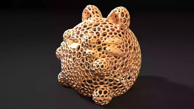 Cat ball Meowth 3D print model
