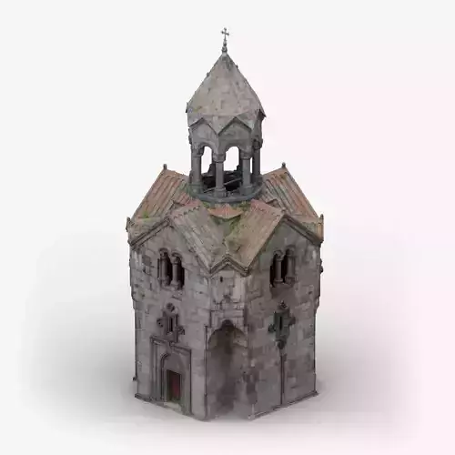 Orthodox Medieval Monastery Tower