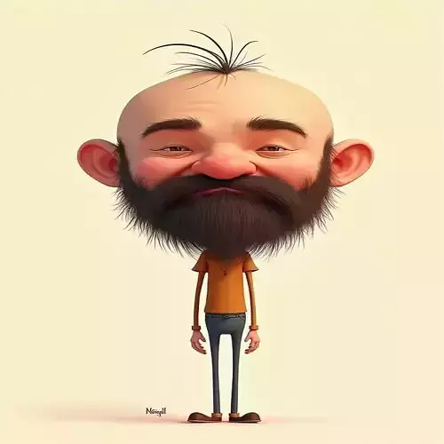 Pixar-Style character