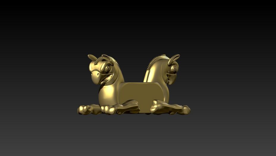 Achaemenid Persian griffin 3D model_4