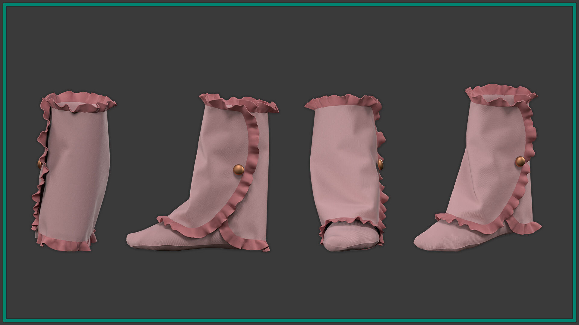 12 female socks-vol2 3D model_5