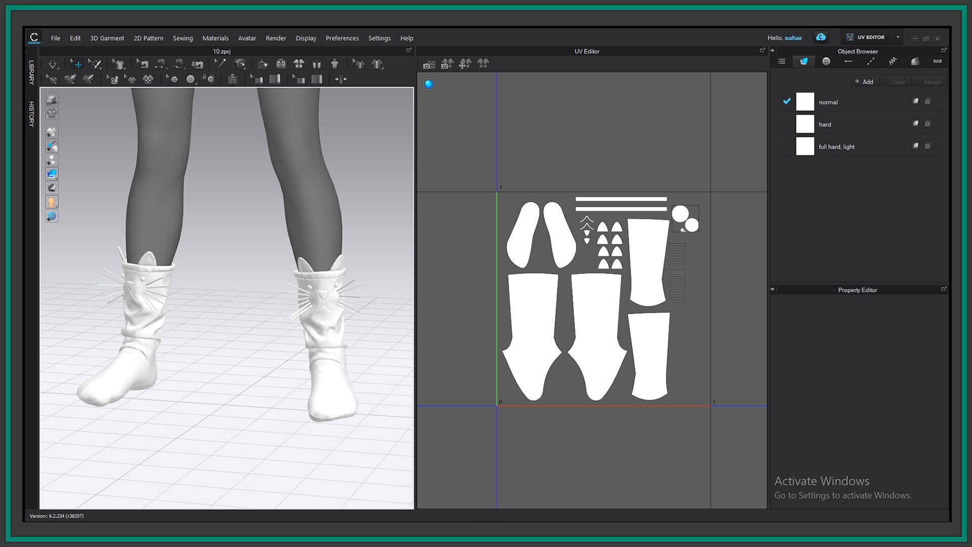 12 female socks-vol2 3D model_14