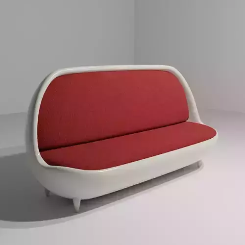 Modern Sofa Low Poly