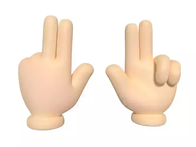 Arm - Hand Gun - Weapon -- Cartoon Symbol - Sign