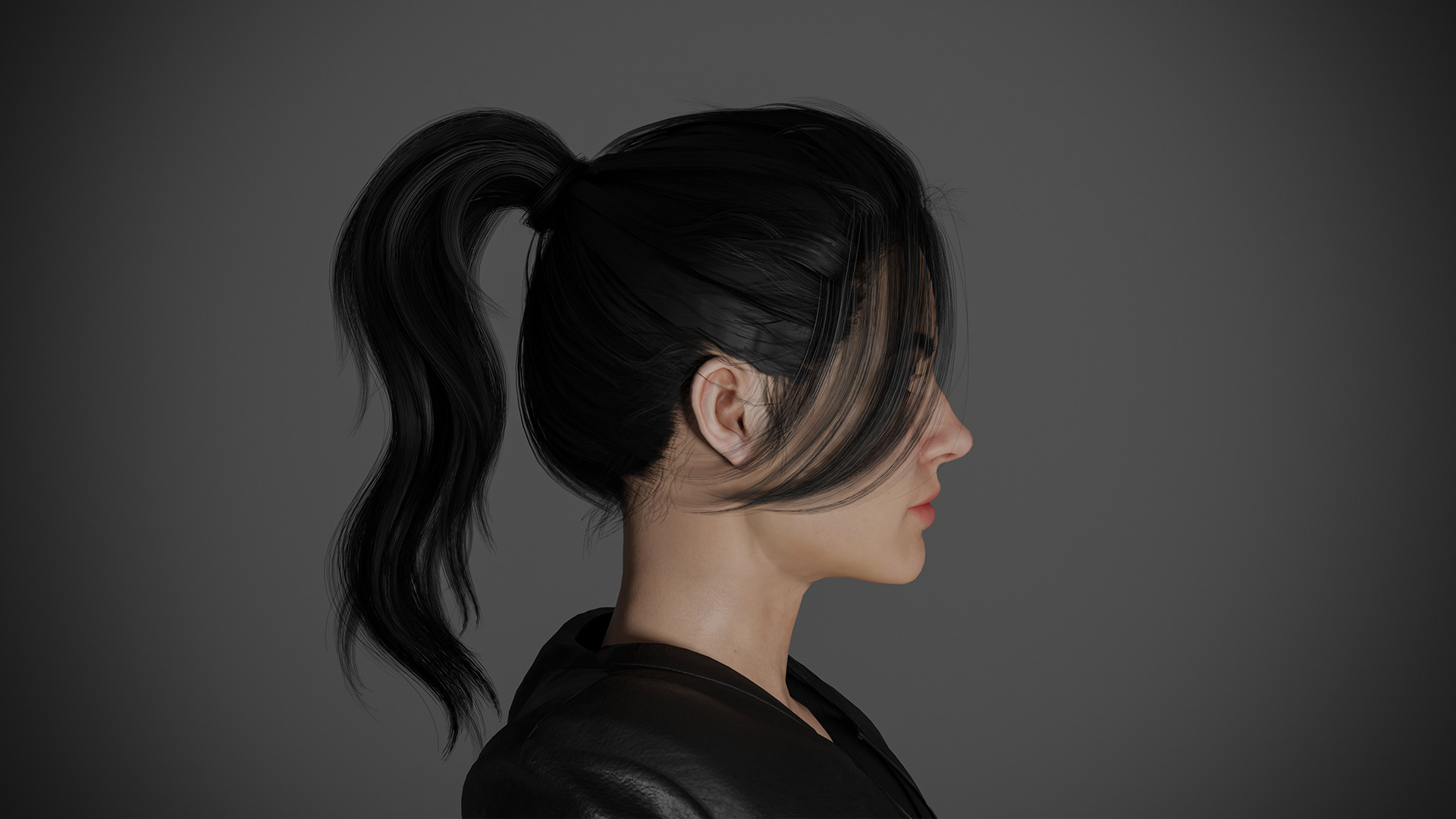 Female Character 3D model_4