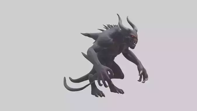 Demonic beast model
