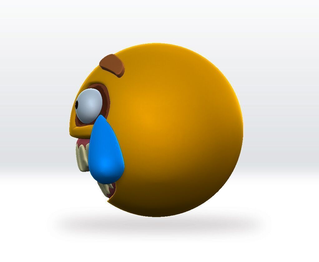 Repo Emoji Monster STL file Repo 3D Model Fanart 3D print model_2