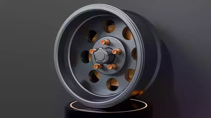 Car rim wheel 3D model
