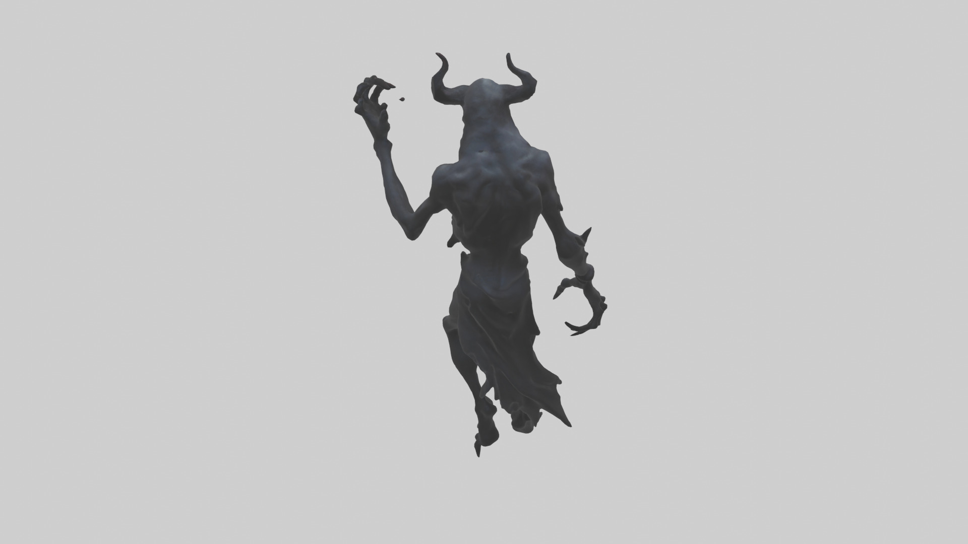 Demonic Shadow model Low-poly 3D model_15