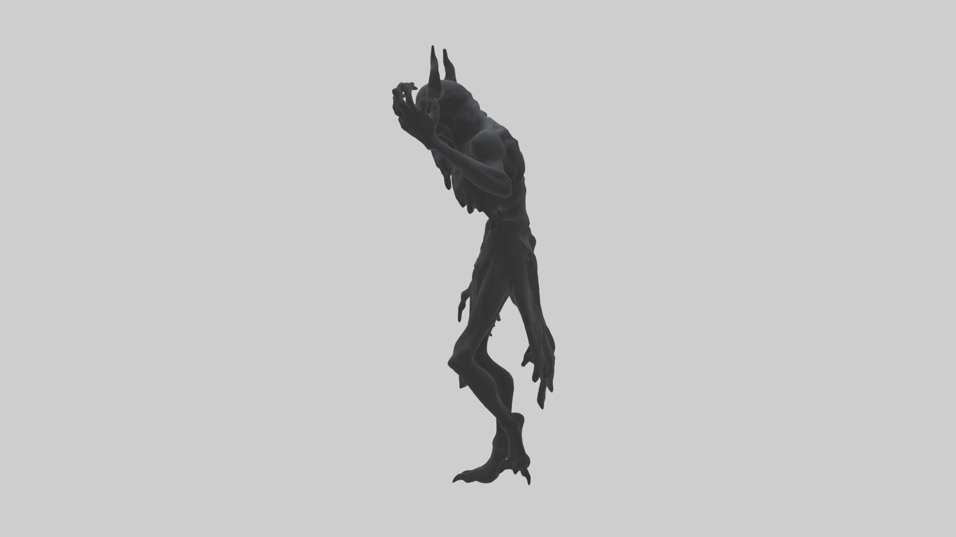 Demonic Shadow model Low-poly 3D model_12