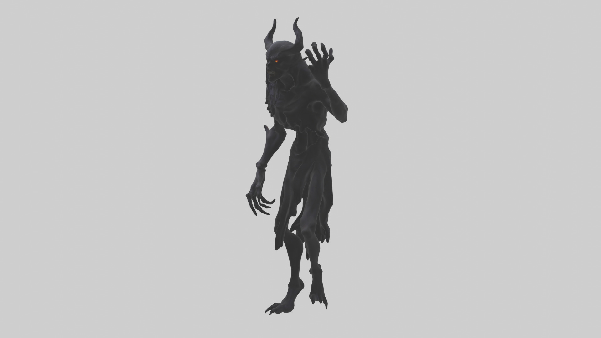 Demonic Shadow model Low-poly 3D model_8