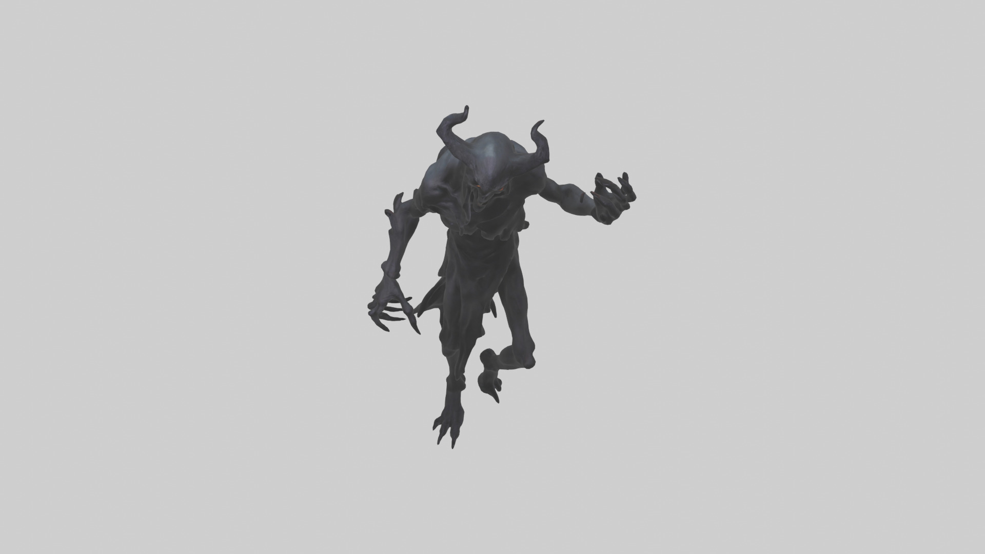 Demonic Shadow model Low-poly 3D model_16