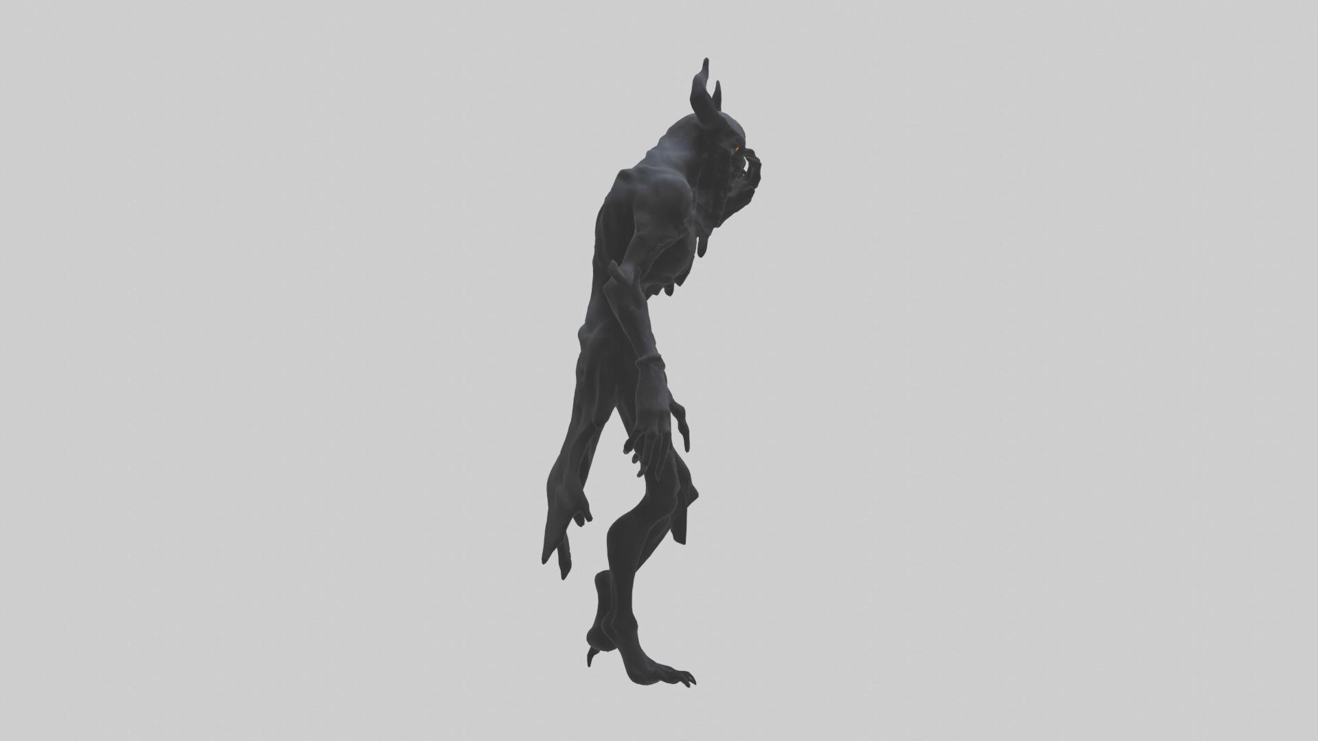 Demonic Shadow model Low-poly 3D model_13