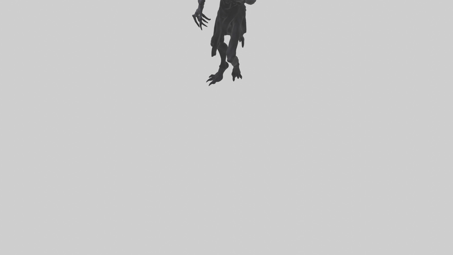 Demonic Shadow model Low-poly 3D model_5