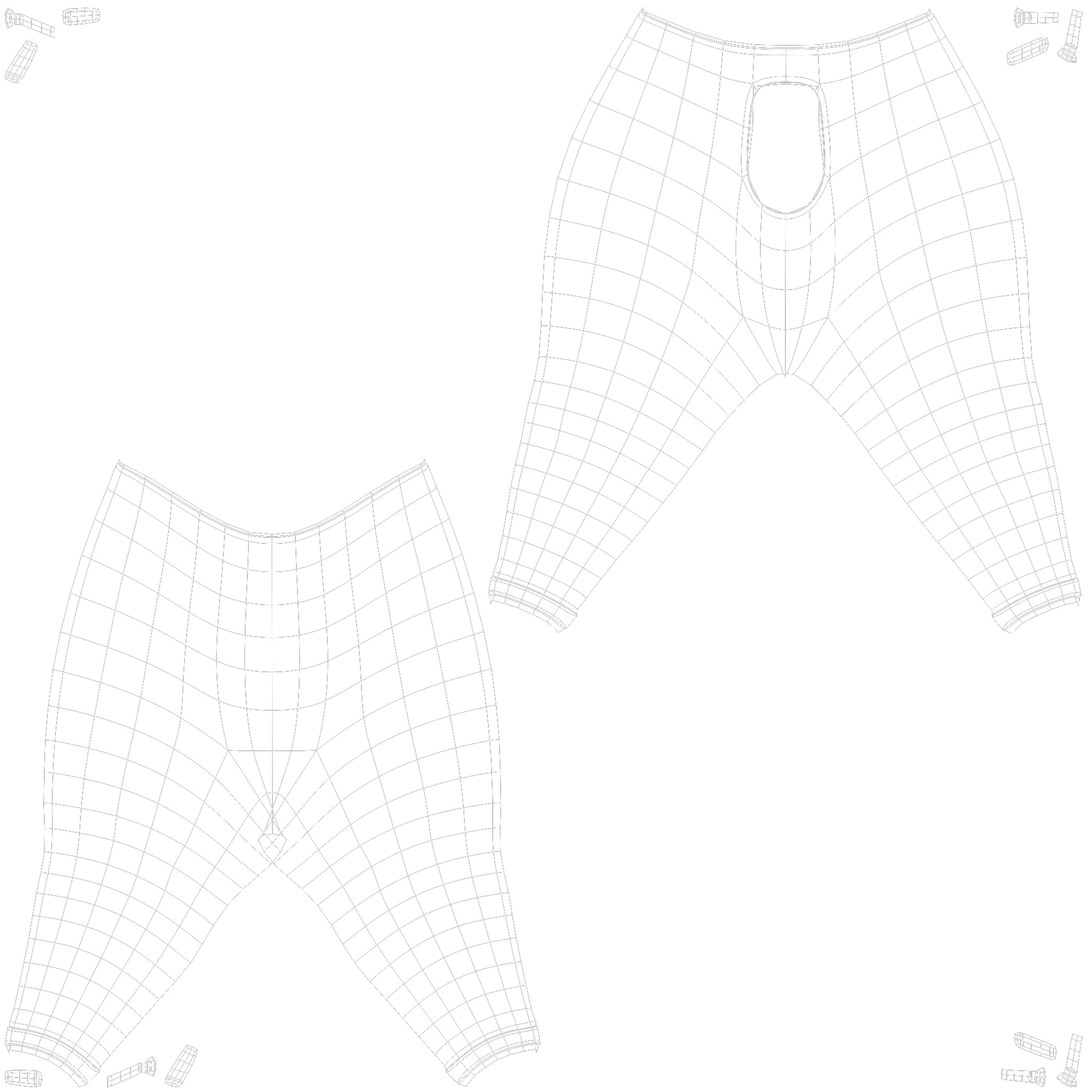 Stylized Anthropomorphic Cat Character Fur Medieval Outfit 3D model_11