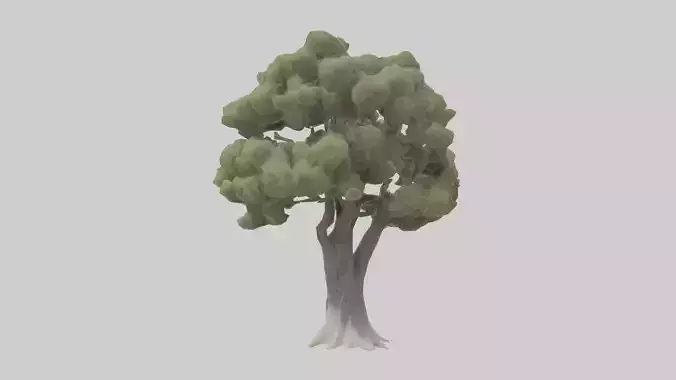 Desert Willow tree model