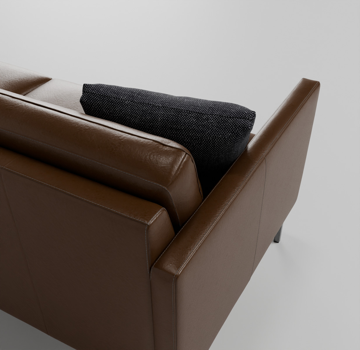 Couch Neoclassic style 3D model_7
