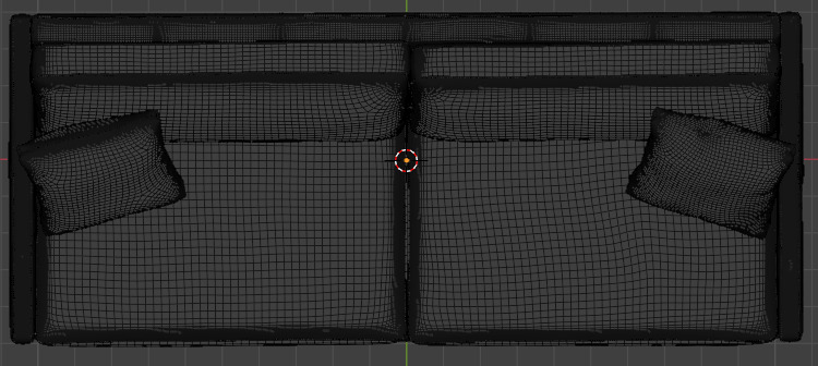 Couch Neoclassic style 3D model_13