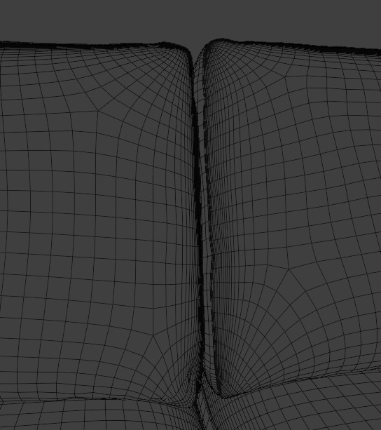 Couch Neoclassic style 3D model_16