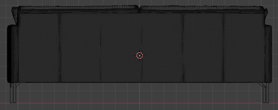 Couch Neoclassic style 3D model_12