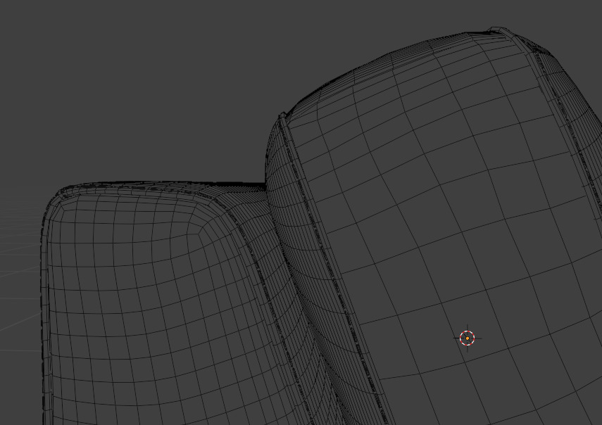 Couch Neoclassic style 3D model_17