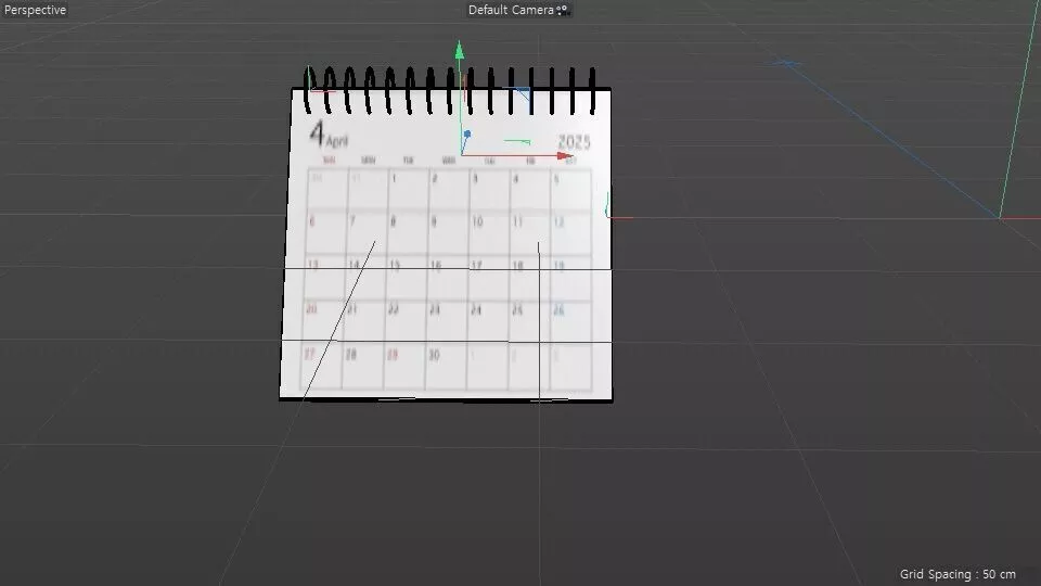 calendar Free 3D model