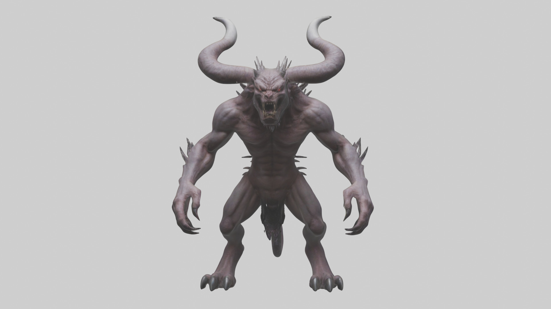 Devil Beast model Low-poly 3D model_22