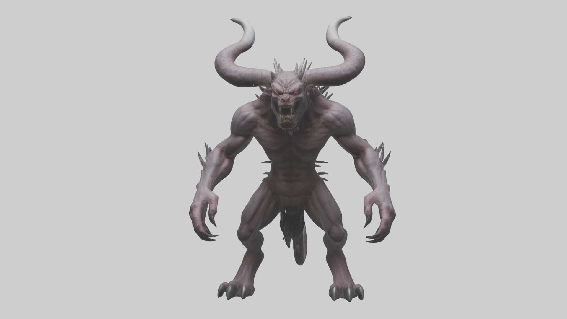 Devil Beast model Low-poly 3D model_20