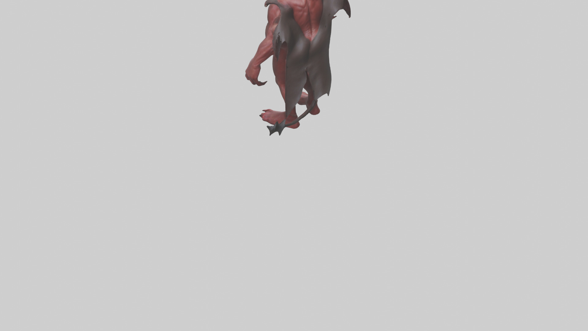 Devil model Low-poly 3D model_3